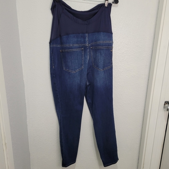 Madewell Maternity Over The Belly Skinny Jeans Danny Wash NWT Sz 34 - Picture 6 of 7